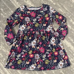 Carter's Navy Floral Kids Dress